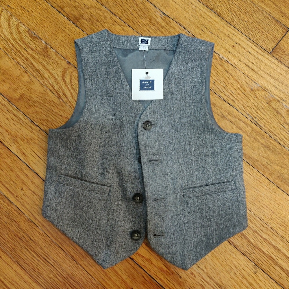 Janie and Jack boys dressy vest